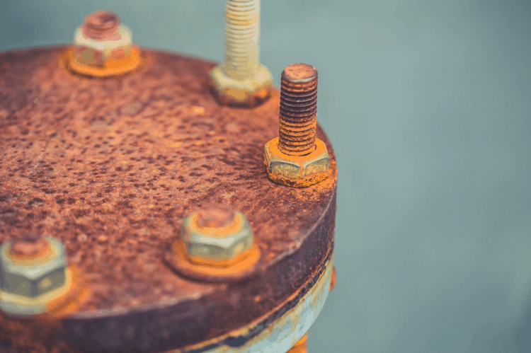 rusted nuts and bolts